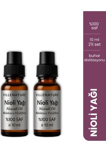 Villenature 2'li Set Nioli Yağı Niaouli Oil Melaleuca Viridiflora 10 Ml