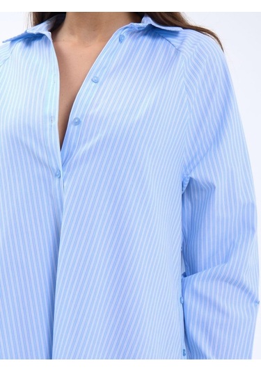 The İstanbul 5857 Elbise-san Diego Çizgili Altın