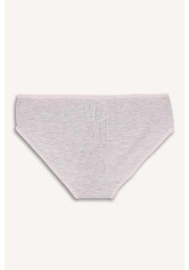 Defacto Kız Çocuk Penye 3lü Slip Külot G3636a825augr101 Gri