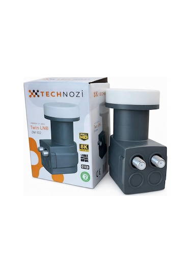 Zumastar 85cm 0.70mm Çanak Anten İkili Lnb 40 Metre Anten Kablosu