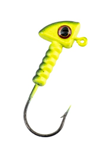 Jighead - Zoka - Kurşunlu Olta İğnesi - Xh-a 06 - Yeşil Siyah - 7 Gr - 10 Adet