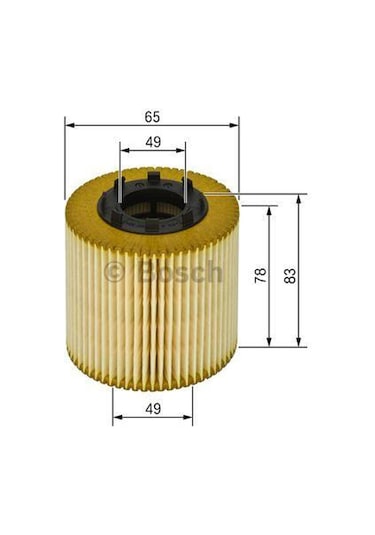 Fiat Doblo 1.3 Multijet Purflux Yağ Filtresi 2007-2012 Bosch