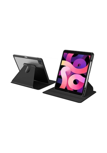 iPad Uyumlu Pro 12.9 Uyumlu 2020 (4.Nesil) Kılıf Zore Nayn Dönebilen Sta