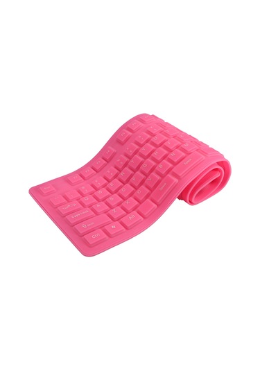 Yunboo Su Geçirmez 108 Tuşlu Usb Silikon Katlanabilir Klavye - Sessiz Ve Taşınabilir