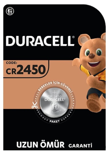Duracell 2450 1 Li Paket Lityum Düğme Piller 3v