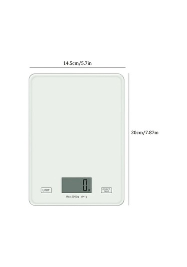 Fastbuy Challenger Siyah 6 Birimli Mutfak Terazisi, Lcd Ekranlı, Soyucu Fonksiyonlu Pil Dışı Siyah