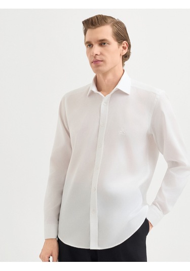 Karaca Erkek Slım Fıt Gömlek-beyaz 11.25w.04.025 Beyaz