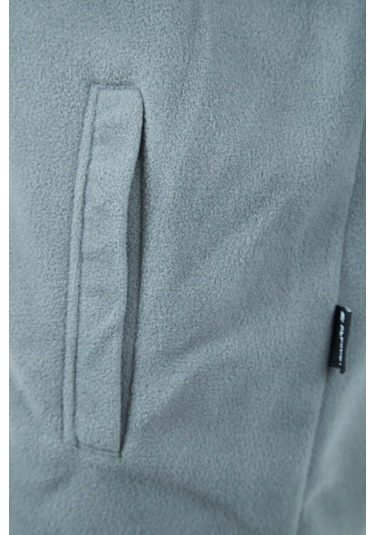 Alpinist Motus Tam Fermuarlı Polar Gri Melanj (520730135)