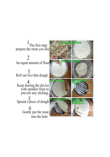 Reedark 37 Delikli Metal Manti Kalıbı - Ev Ofisi Mutfak Aleti - Hızlı Manti Yapımı - Dayanıklı Alaşım Malzeme Gümüş