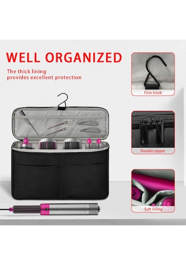 Suntek Seyahat Saklama Kutusu Düzenleyici Saç Kıvırıcı