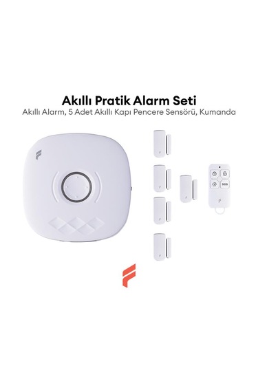 Akıllı Pratik Alarm Seti Akıllı Alarm, 5 Adet Akıllı Kapı Pencer