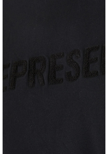 Represent Owners Club Sweatshirt, Brushed Cotton Fleece Sweatshirt Siyah