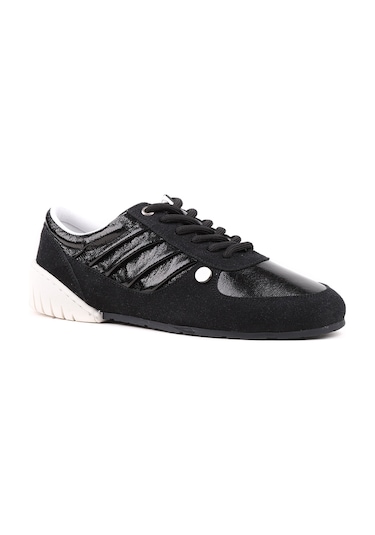 Stato Frame Kadın Sneaker Günlük Rahat Bağcıklı Spor Ayakkabı Siyah