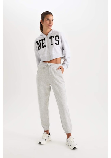 DeFacto Standart Fit Kalın Jogger Eşofman Altı Bel Paça Lastikli Basic Düz Uzun Boy S7370AZ24WNGR256 DeFacto Standart Fit Kalın Jogger Eşofman Altı Bel Paça Lastikli Basic Düz Uzun Boy S7370AZ24WNGR256