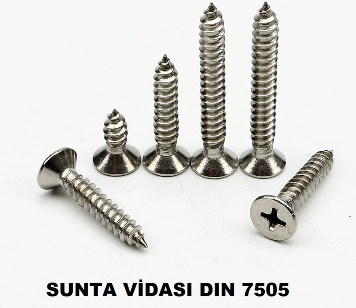 Ağaç Ve Sunta Vidası 4,0x16 Mm Yhb Sunta Vidası 4x16 Mm 100 Adet -