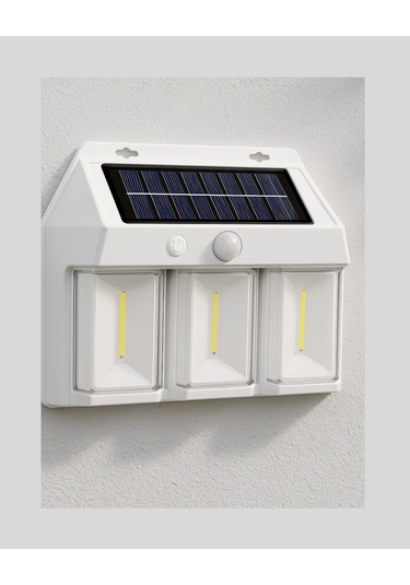 Dış Mekan Solar Duvar Lambası 120 Hareket Algılama, 3 Işık Modu Çok Renkli