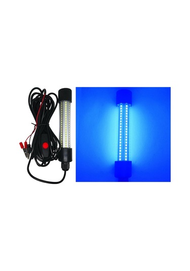 Suntek 12 V Led Sualtı Dalgıç Balıkçılık Işık Kalamar Mavi