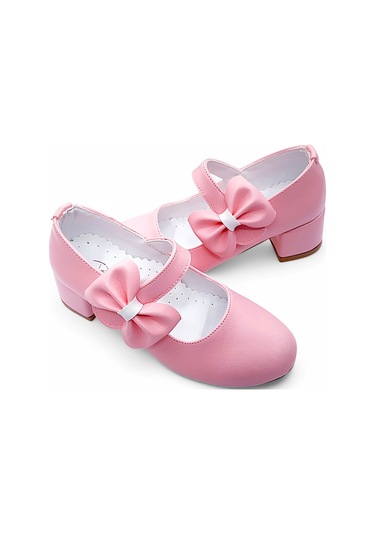 Beebron Ortopedik Topuklu Abiye Kız Çocuk Ayakkabı Soft Series Abiayk2401 Pembe Pembe