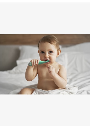 Issa 4 Baby - Bebekler İçin Sonic Diş Fırçası, Kiwi Green