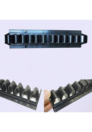 Konesam 10 Büyü Çubuğu İçin Siyah Plastik Gösterim Rakamı - Koleksiyonlarınızı Serinize - Dayanıklı Malzeme İle Montaj Vidalıları Dahil Siyah