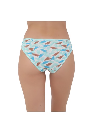 Kadınlar İçin Şıklık Ve Konforu Bir Arada Sunan Desenli Pamuklu Külot Renkli Çok Renkli