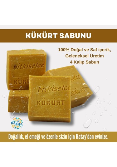 Bitkiselce Kükürt Sabunu 450 G