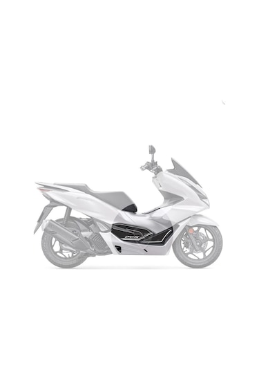 Pcx 2021 Karbon Desen Beyaz Yan Pad