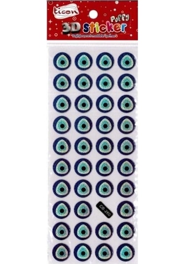 Ticon Sticker Nazar Boncuğu - 6 Adet