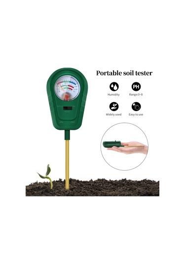 Xiyyadms Toprak Verimlilik, Nem Ve Ph Değeri 3'ü Bir Arada Testerı - Bitki Büyüme İçin Toprak Analiz Cihazı Çok Renkli