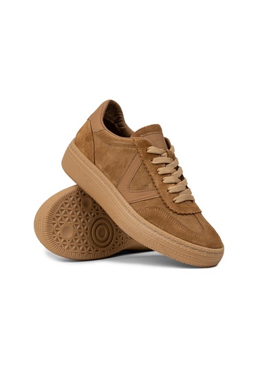 Deery Kadın Hakiki Süet Taba Renk Sneaker Ayakkabı - N0170ztbac01 Taba