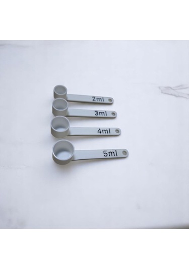 Plastik Ölçü Kaşığı 4 Ölçekli