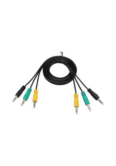 3'lü Stereo Kablo 5.1 Ses Sistemi Kablosu