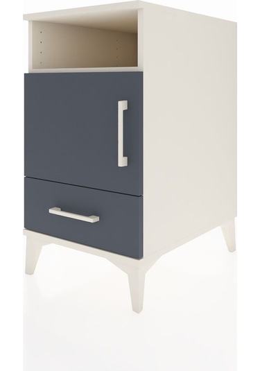 Kronos Komodin 3 Raflı Tek Çekmeceli Tek Kapaklı 44x59x80 Ayt... Aytaşı