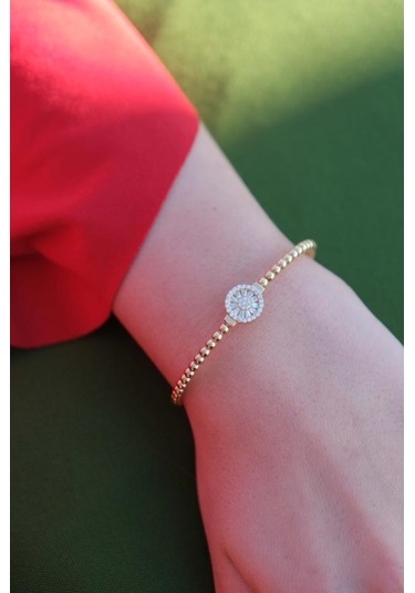 Altın Yuvarlak Baget Bileklik