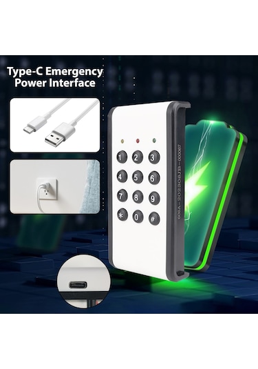 Geeroyoo Dokunmatik Şifreli Akıllı Kilit - Dolap, Gardırop, Ayakkabı Dolabı İçin Abs Malzeme 4xaaa Pil Gerekli