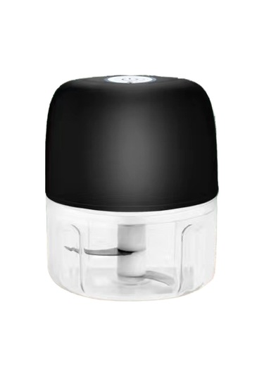 Jzcat Elektrikli Mutfak Ev Taşınabilir Sarımsak Kırıcı-250ml-siyah