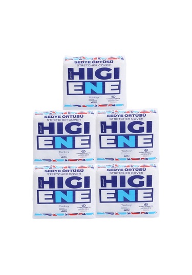 Higiene Tek Kullanımlık Lastikli Sedye Örtüsü 400'lü 80 x 240 CM