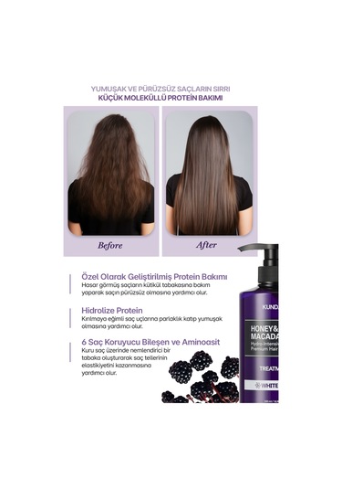 Kundal Honey & Macadamia Protein Treatment Blackberry Bay