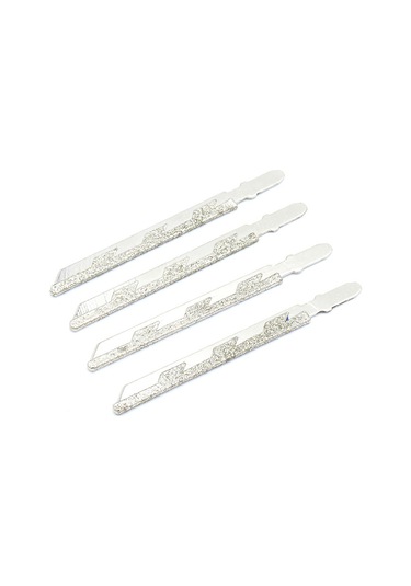 Mufunye Diamant Kaplı Eğri Testere Teli: Seramik, Tuğla Ve Taş Kesimi İçin Dayanıklı Elektrikli Tekli Testere Ucu Titan Kaplı Eğimli Diş