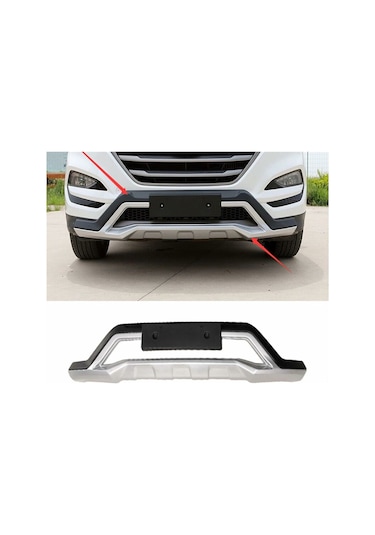 Hyundai Tucson Ön Tampon Koruması Difüzör 2015-2018 Arası Makyajsız Kasa