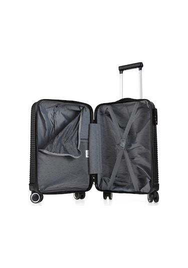 Ççs 5224 Polipropilen Orta Boy Valiz-siyah Siyah