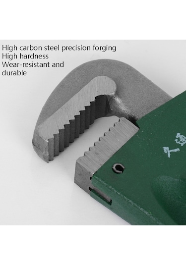 12 İnç Jiutong Plastik Saplı Ağır Boru Anahtarı Sıhhi Tesisat Pensesi