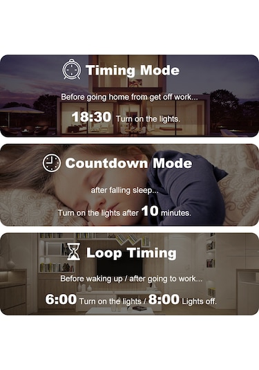 Tuya Zigbee Akıllı Sigorta Uzaktan Kumanda Ses Kontrol Anaht Siyah