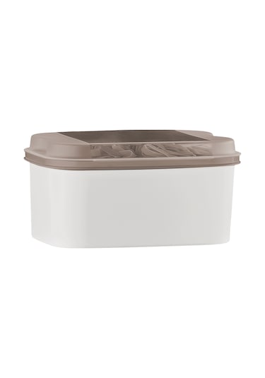 Madame Coco Lucca 3'lü Saklama Kabı Seti - Bej 8684427124994 Ekru