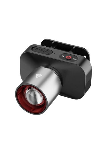 Dolıty Taşınabilir Kafa Lambası Bisiklet Gece Balıkçılık Siyah