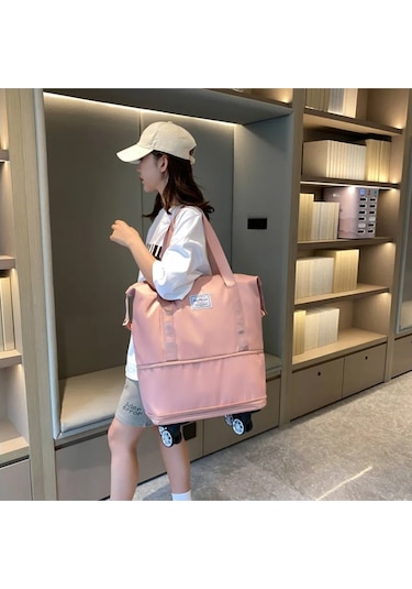 Bestshop1 Dönüşen Bavul, Seyahat Uçak Spor Çantası 300223844