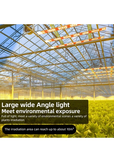 Ximistore9 40w Tam Spektrum Bitki Büyüme Lambası, 156 Led, 122 Aydınlatma Açısı, 3262lm, Ac100-277v, Dış Mekan Seracılık Fito Lambası Avrupa Şarjı Beyaz
