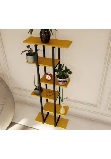 Titan Çiçeklik Siyah Ve Gold