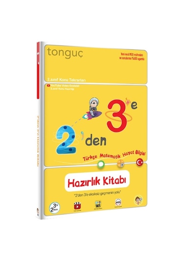 Tonguç Yayınları 2'den 3'e Hazırlık Kitabı