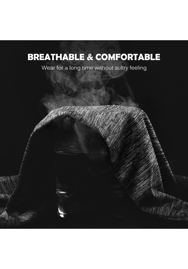 Ranyeek Yaz Sporları İçin Uv Koruyucu Nefes Alabilir Bisiklet Bandanası, Gri Gri